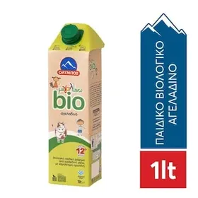 ΟΛΥΜΠΟΣ Ρόφημα Γάλακτος Bio Παιδικό Βιολογικό Αγελαδινό 1lt