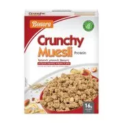 BONORA Crunchy Muesli Protein με Βρώμη Ξηρούς Καρπούς & Μήλο 500g