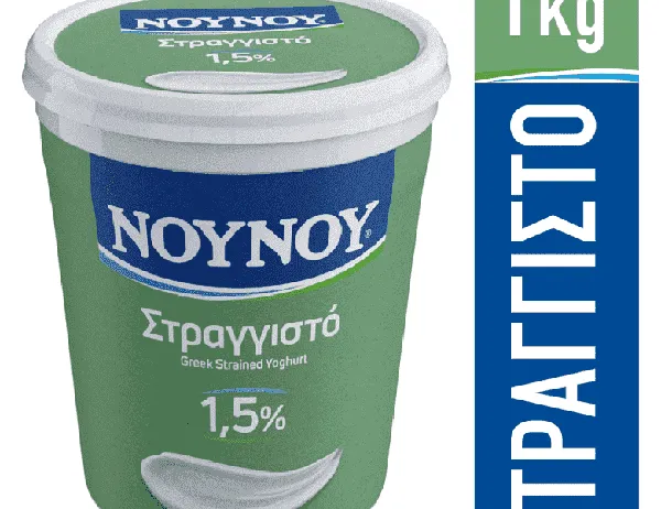 γιαούρτι στραγγιστό 1,5% λιπαρά 1kg