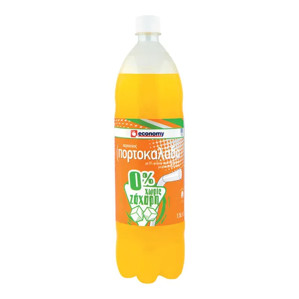 ECONOMY Πορτοκαλάδα με Στέβια 1,5lt