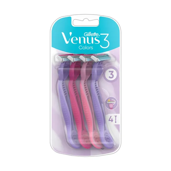 VENUS 3 Ξυραφάκια Μιας Χρήσης Plus 4τεμ
