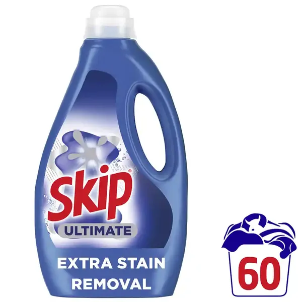 Skip Ultimate Υγρό Απορρυπαντικό Πλυντηρίου Ρούχων Extra Stain Removal 60mez. 3lt.