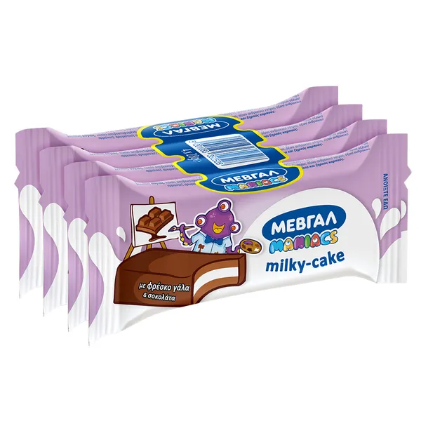 Μεβγάλ Maniacs Milky Cake Με Σοκολάτα 4x28γρ.
