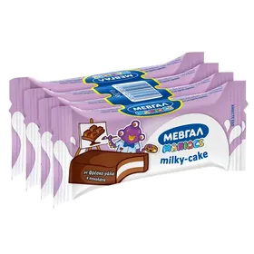 ΜΕΒΓΑΛ Maniacs Milcy Cake με Σοκολάτα 4X28γρ
