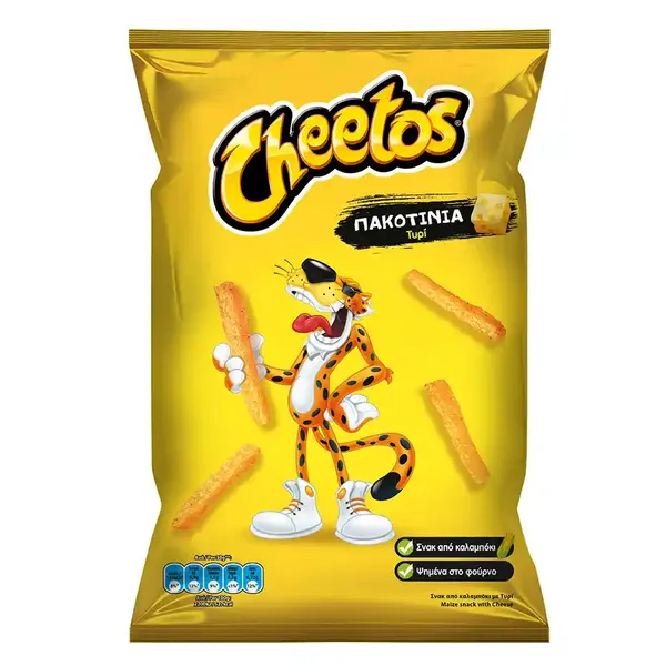 CHEETOS γαριδάκια lotto 90γρ., πακοτίνια 125γρ.