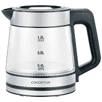 Conceptum Home Ηλεκτρικός Βραστήρας Γυάλινος 1500w 1 τεμ.