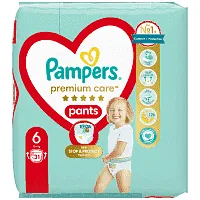 PAMPERS Premium Care Pants Πάνες Βρακάκι Νο6 13-19kg 31τεμ