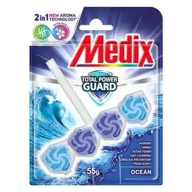WC TOTAL POWER GUARD ΣΤΕΡΕΟ ΜΠΛΟΚ ΤΟΥΑΛΕΤΑΣ ΩΚΕΑΝΟΣ 3X55G
