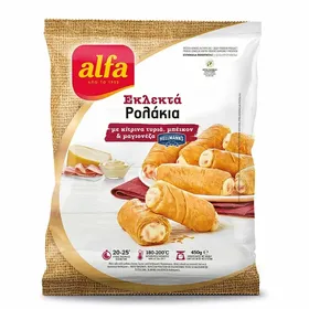 Alfa Εκλεκτά Ρολάκια Με Κίτρινα Τυριά Μπέικον & Μαγιονέζα Hellman's 450γρ.