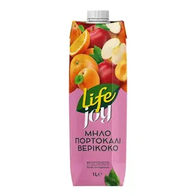 Δέλτα Life Χυμός Μήλο Πορτοκάλι Βερίκοκο 1lt.