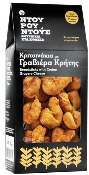 Σφακιανά Κριτσίνια Γραβιέρας Κρήτης Ντουρουντούς (120g)