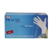 Practic Γάντια Latex Large 100τεμ
