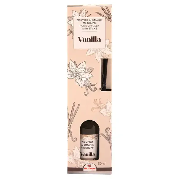 MrGrand Αρωματικό Χώρου Στικ Vanilla 50ml.