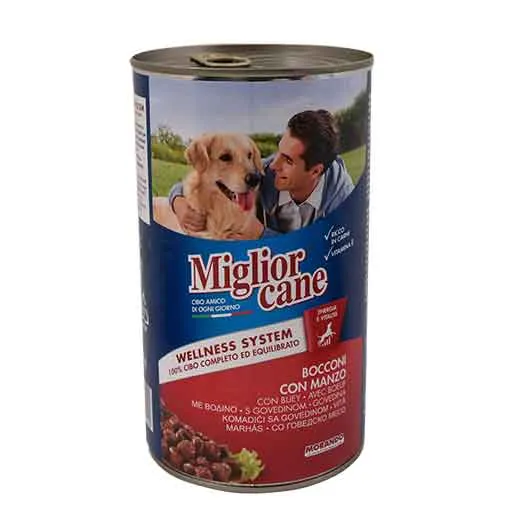 Miglior Cane Σκυλοτροφή Βοδινό 1250γρ.