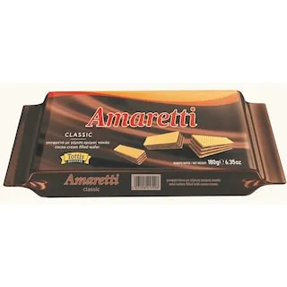 AMARETTI Γκοφρέτα Κακάο 180g