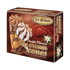 ΠΑΓΩΤΑ ICE CREAM CONES Χωνάκι με Γεύση Κακάο ή Βανίλια