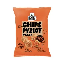 Healthy Habits Chips Ρυζιού ΜΕ Πίτσα 60gr