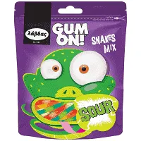 Gum Sour Ζελίνια Φιδάκια Σακούλα 80gr