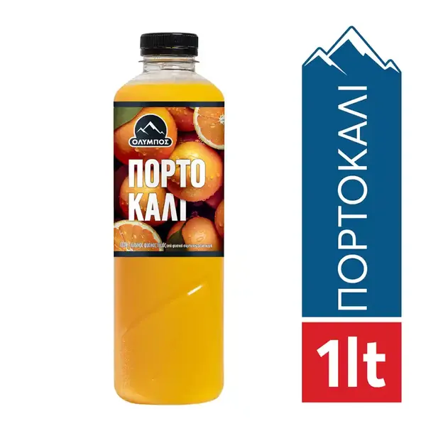 φυσικός χυμός πορτοκάλι 1lt