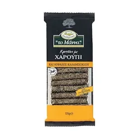 Κριτσίνια με Χαρούπι & Καλαμπόκι
