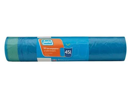Σακούλες απορριμμάτων με κορδόνι 45L