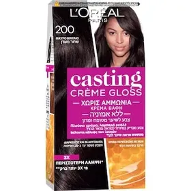 CASTING Βαφή Μαλλιών Creme Gloss Νο200 Μαύρο Βινύλιο 1..
