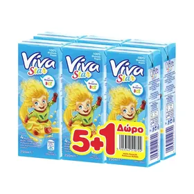 χυμός μήλο - σταφύλι - ροδάκινο - αχλάδι 250ml 5+1 Δώρο
