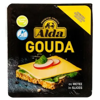 ALDA Τυρί Gouda Φέτες Χωρίς Λακτόζη 200g