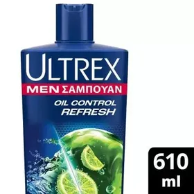 Ultrex Oil Control Refresh Αντιπιτυριδικό Σαμπουάν για Λιπαρά Μαλλιά (610ml)