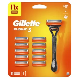GILLETTE Ξυριστική Μηχανή Fusion5 + 11 Ανταλλακτικές Κεφαλές