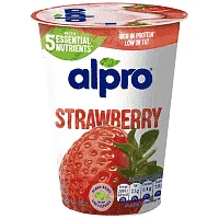 Alpro Φυτικό Eπιδόρπιο Σόγιας Φράουλα 500gr