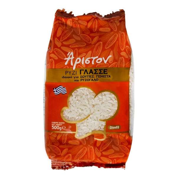 'ΑΡΙΣΤΟΝ' ΡΥΖΙ ΓΛΑΣΣΕ 500GR