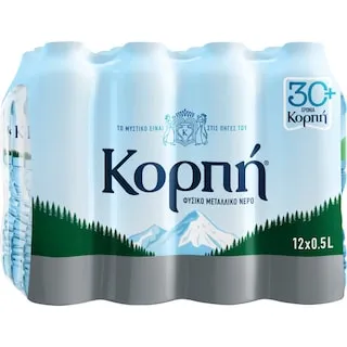ΚΟΡΠΗ Νερό Φυσικό Μεταλλικό 12x500ml
