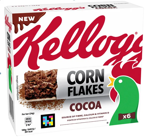 Μπάρες Δημητριακών Kellogg's Corn Flakes Cocoa (6x24g)