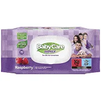Babycare Family Raspberry Μωρομάντηλα 90τεμ