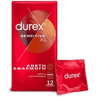 Durex Sensitive Προφυλακτικά Άνετη Εφαρμογή 12 τεμ.