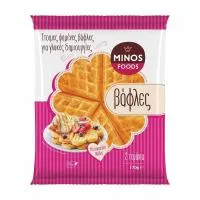 Βάφλες Soft Minos Foods 2τεμ 170 g