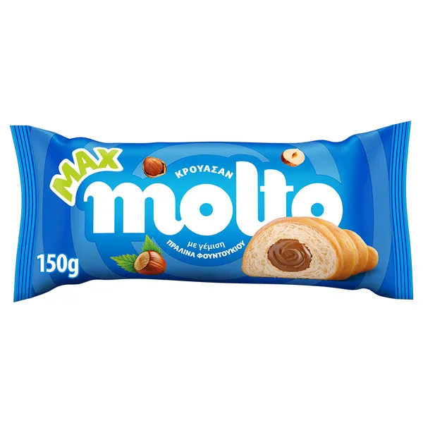 Molto Κρουασάν Με Πραλίνα Φουντουκιού 150γρ.