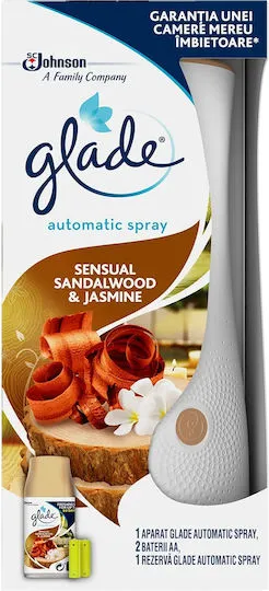 GLADE αρωματικό χώρου αυτόματο spray με 1 ανταλλακτικό σε διάφορα αρώματα