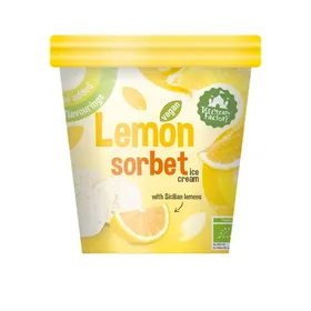 Παγωτό Sorbet με Γεύση Λεμόνι
