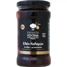 Ελιές Καλαμών σε Άλμη 300g Εκλεκτή Κουζίνα Bio