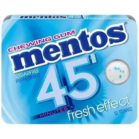 MENTOS Τσίχλες 45 Minutes Μέντα 18g
