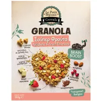 Δημητριακά Granola Σούπερ Φρούτα, αμύγδαλα και λευκή σοκολάτα Le Petit Dejeuner Tsakiris Family 350g