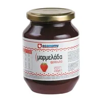 ECONOMY Μαρμελάδα Φράουλα Γυάλινο Βάζο 450gr