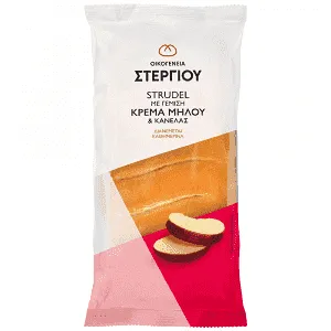 Οικογένεια Στεργίου Strudel Μήλο & Κανέλα 125gr