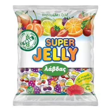 ΛΑΒΔΑΣ SUPER JELLY ΚΑΡΑΜΕΛΕΣ GLUTEN FREE 200γρ
