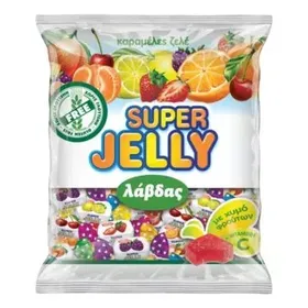 ΛΑΒΔΑΣ SUPER JELLY ΚΑΡΑΜΕΛΕΣ GLUTEN FREE 200γρ