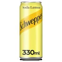 Σόδα Λεμόνι Κουτί Schweppes 330 ml