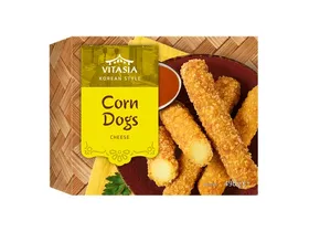 Corndogs κορεάτικου τύπου (Λουκάνικο, τυρί)