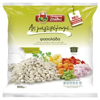 ΜΠΑΡΜΠΑ ΣΤΑΘΗΣ Φασολάδα Κατεψυγμένη 900g